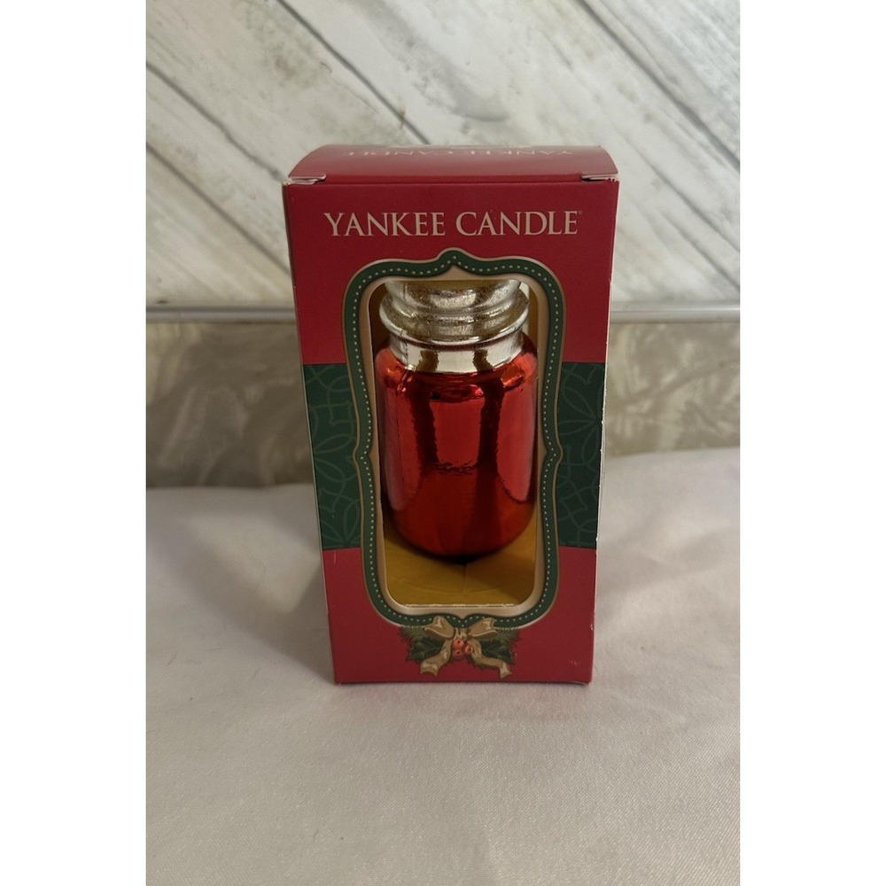 Yankee Candle Ornament New In Box Red